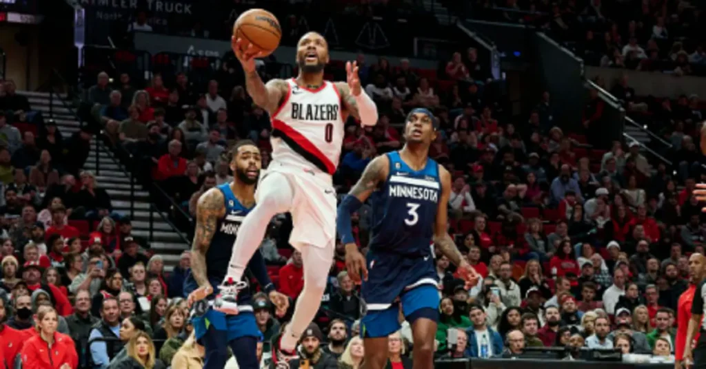 timberwolves vs portland trail blazers match player stats